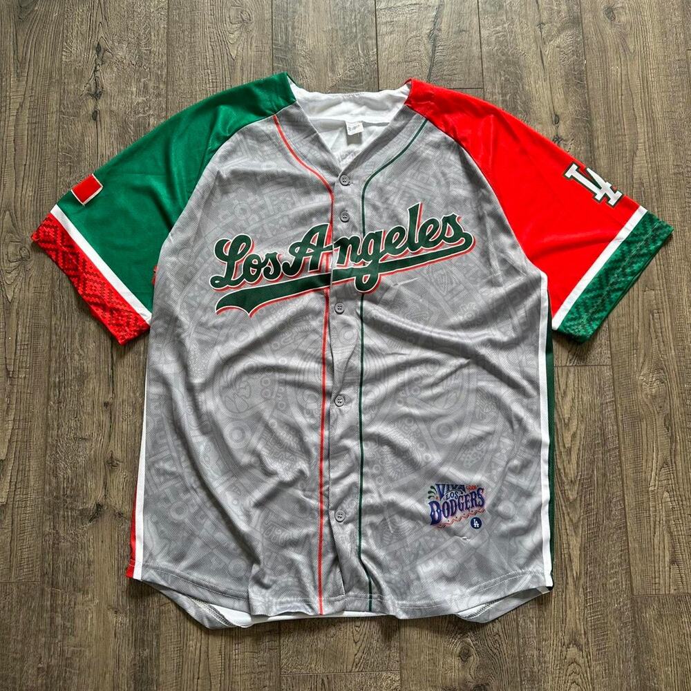 Los Angeles Dodgers 2022 Mexican Heritage Baseball SGA Mexico Jersey